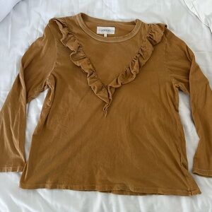 The Great cotton top. Mustard color. Size 1